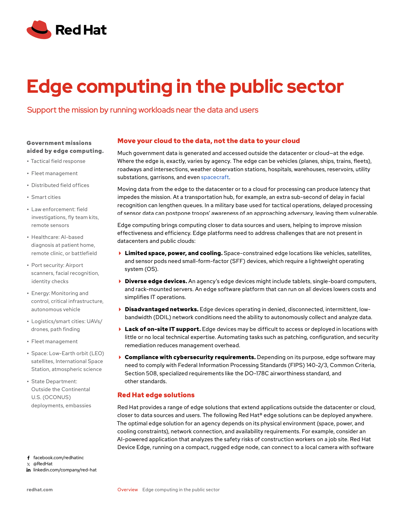 Edge Computing in the public sector